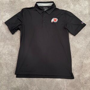 Champion Men’s University of Utah Black Polo